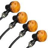 4Pcs Turn Light Bulb Indicator Amber Lights 12V